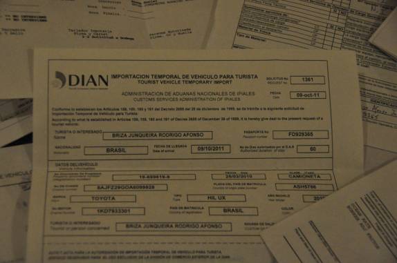 Documento colombiano da Fiona